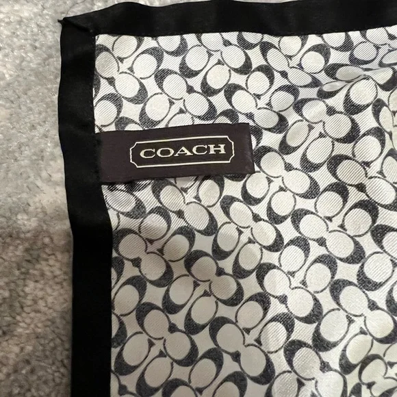 Vintage Coach Square Silk Scarf - Picture 7 of 7